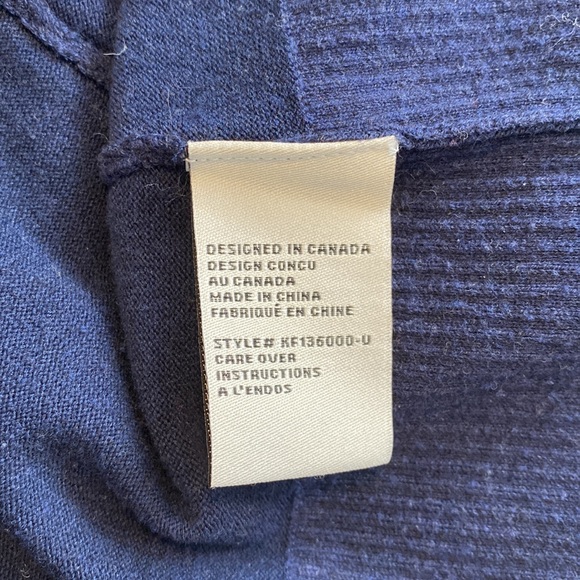 Kersh navy blue long cotton/ spandex blend dress with belt size M PTP16 length57 - Picture 7 of 9